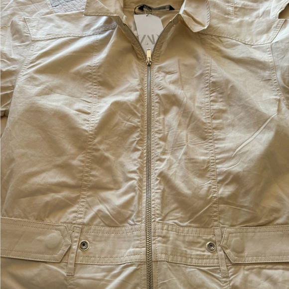ZARA WOMEN’S ZIP UP CARGO  JUMPSUIT - Picture 7 of 8